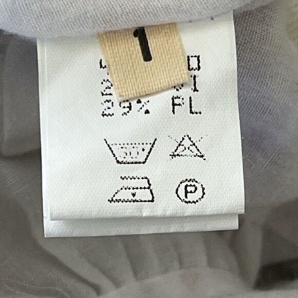 Ciccino Italy Baby Romper Sz 1 Italian 6-9 mos Floral Spice Satin Lace Collar - Picture 8 of 11